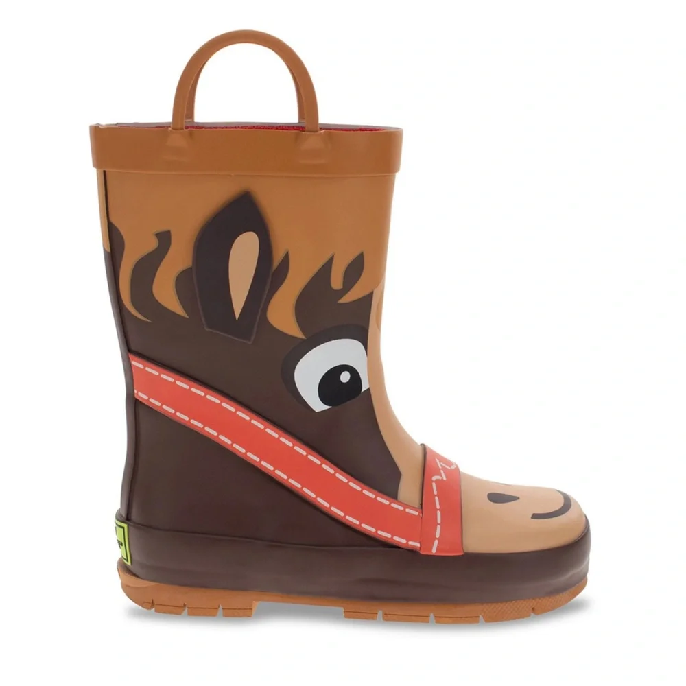 NWT•Western Chief Hayden Horse Kids’ Waterproof Rain Boots | Size 3